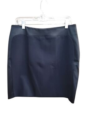 Sz 12 Caché Black Tailored Pencil Skirt